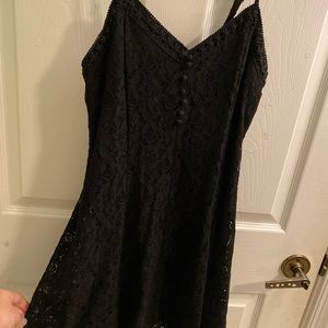 Simple Black lace dress
